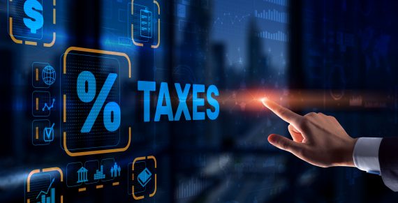 background digital transformation taxes