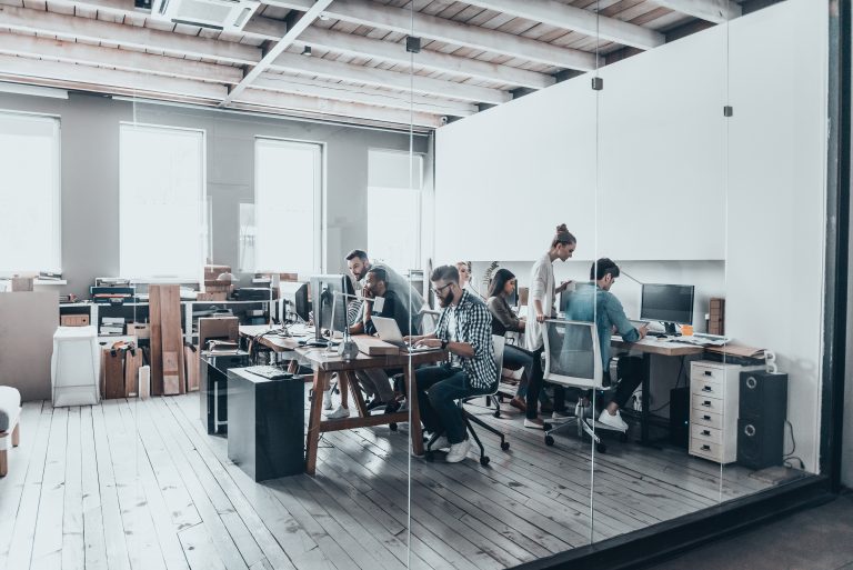 background work office