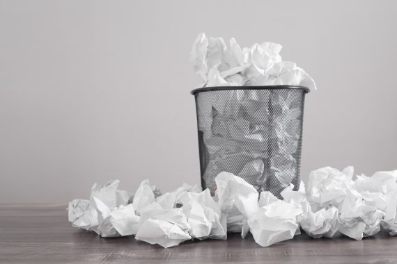 background waste basket